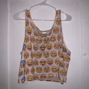 FRESHTOP’s EMOJI TANK CROP TOP